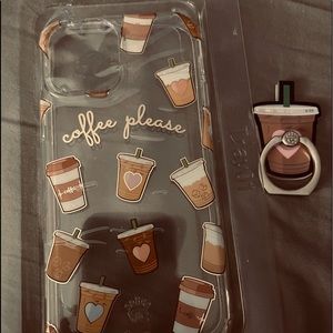 NIB Velvet Caviar coffee iPhone 12 or 12 pro case